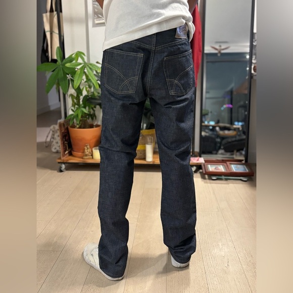 VINTAGE GAS JEANS MEMPHIS FIT RAW DENIM BUTTON FLY 29X32 - Picture 1 of 13